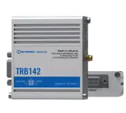 Teltonika TRB142 Industrial Rugged LTE RS232 Gateway, 4G/LTE (Cat 1), Equipped with RS232, Compatible with Industrial DNP3, PSU included TRB142108000