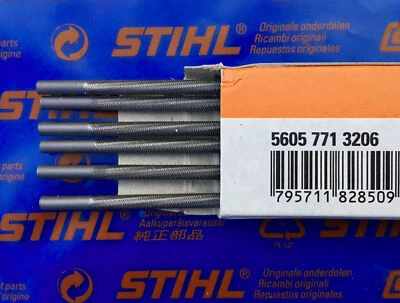 STIHL 6 PAK of 1/8 or 3.2mm Chainsaw Files # 5605 771 3206
