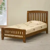 在飛比找momo購物網優惠-【MUNA 家居】巴比倫黃檀實木3.5尺單人床架實木床板(床