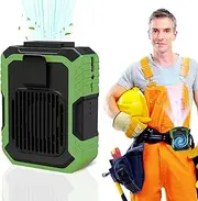 Mini portable fan,Portable Waist Fan 3 Speeds,Clip on Waist Fan for Outdoors,Can be worn around the waist,Suitable for camping