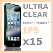 15 x Ultra Clear LCD Screen Protector Cover Film for Apple iPhone 5S 5C 5