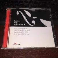在飛比找Yahoo!奇摩拍賣優惠-唱片Brahms Elgar violin sonatas 