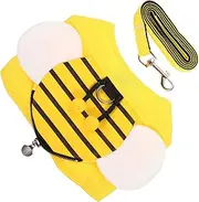 HAPINARY Adjustable Cat Harness and Leash Wear-Resistant for Small Dogs Decorative Washable Pet Supply