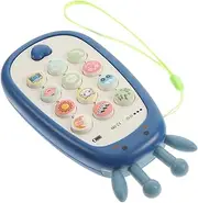 Toyvian 1pc Educational Projection Mobile Phone for Soft Washable and Intelligence for Early Learning and Color Recognition Development