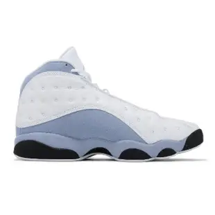 【NIKE 耐吉】休閒鞋 Air Jordan 13 Retro 男鞋 白 藍 皮革 Zoom 氣墊 AJ13 13代(414571-170)