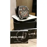 在飛比找蝦皮購物優惠-Police燙金酒桶狀多功能三環錶手錶(槍色)