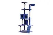 YES4PETS 193cm Cat Scratching Tree Post Sisal Pole Scratching Post Scratcher Tower Condo Blue