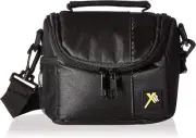 Xit Compact Deluxe Gadget Bag for Small Photo Video Camera w/ BLACK STRAPS XTCC1