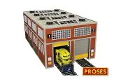 Bachmann 39119 HO Scale Dual-stall Modern Engine House w/ Motorized Doors