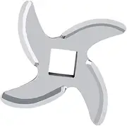 Meat Grinder Blade, Stainless Steel Mincer Blade Knife, Kitchen Aid Meat Grinder Accessory Replacement for Electric Meat Grinder(12#)