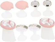 minkissy Decorative Toe Separator Set 8pcs Silicone Toe Spacers Stylish Nail Art Spacers for Pedicure