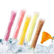 200 PCS Pop Bags - Pop Mold Bags with Funnel for Yogurt, Ice Candy, Ice Cream...