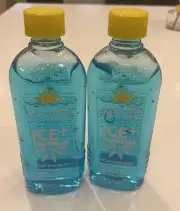 Lot of 3 Ocean Potion Suncare ICE+ pain relieving soothing Gel Burn Relief 8.5oz