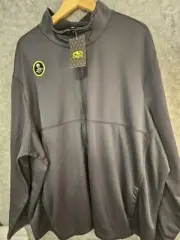 ATHLETIC WORKS Jacket Dri Works Men's 4XL Full Zip Moisture Wicking Knit NEW