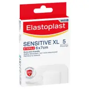 Elastoplast Sensitive Dressing XL 6 x 7cm 5 Pack