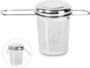 Stainless Steel Tea Infuser, Fine Mesh Strainer with Lid, for Loose Leaf Tea