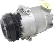 GHFA AC Compressor Compatible for VW Fox 2007-2009 1.0L/1.6L - Replacement Auto A/C Pump 5U0820803 w/Clutch Assembly