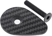 Lljsszr Carbon Fiber Bicycle Handlebar Top Cap, Easy to Install, Lightweight and