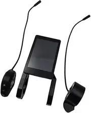 MKVAXR LCD Display Meter Replacement, for Kugoo, Electric Scooter, Easy to Read and Scooter Battery Indicator(Black LED Display)