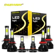 6 luces LED altas/bajas luces antiniebla For Chevrolet Silverado 1500 2007-2015