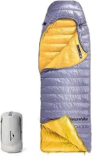 Naturehike CW700[2025 Upgrade] Ultralight Down Sleeping Bag [ -26.2°C~-1.7°C,1314g] All Season Camping Sleeping Bags for Cold Weather Adults Backpacking,Hunting and Campers with Storage Bag