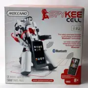 RARE 2008 MECCANO SPYKEE CELL ROBOT FOR iPOD 160+ PARTS NEW SEALED !
