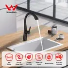 Vitarora 2 Spray Patterns Black Kitchen Mixer Pull Out Tap Laundry Sink Faucet
