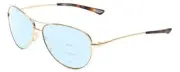 Smith Optics Langley Aviator Unisex Multi-Focus Blue Light Glasses in Gold 60 mm