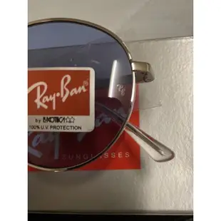 Ray-Ban 雷朋 RB3681 003/80 銀色 藍色 太陽眼鏡 墨鏡 銀框 看海 男女 正品 復古 瘦子 五條悟