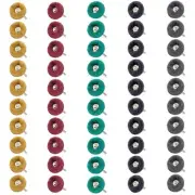 50 PCS Abrasive Buffing Wheels,1 Inch Buffing Polishing Wheel Set for Rotary