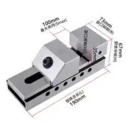 QKG73 Vise Fast CNC Vise Gad Tongs Plain Vice For Surface Grinding Milling