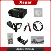 Mini Quad Band Mobile Radio Car Truck VHF UHF Mobile Radio Transceiver+USB Cable