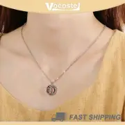 Pendant Necklace Tree of Life Pendant Chain Necklaces for Women Girl Silver Tone