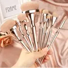 9 Pack Soft Makeup Brushes Set Foundation Blush Liquid Kabuki Brush