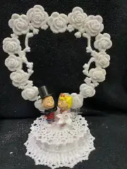 Sally And Linus Wedding Cake Topper Peanut Snoopy Charlie Brown Gang Groom top