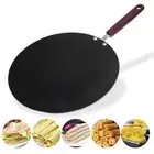 NNEDSZ 32cm Nonstick Frying Indian Tava Dosa Chapati Pan Flat Skillet Griddle Pa