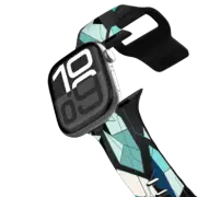 Apple Watch Series 10 (42mm) Impact Band GEO BLOCK CRYSTALS 3, BOHO GEOMETRIC SHAPES MODERN NATURE ABSTRACT PATTERN