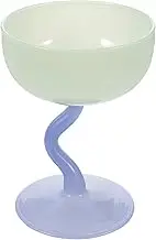 Kichvoe Tall Ice Cream Cup Smoothie Bowls Cute Trifle Bowls Sundae Bowls Pudding Cups Glass Trifle Bowl with Lid Ice Cream Bowls Cups for Kids Glass Dessert Bowl Snack Cup Milk Tea Child