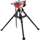 Steel Tripod Pipe Chain Vise 1/8-5in Capacity Foldable Legs Tri-Stand Bench Vice