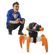 Nerf Battle Creatures Terradrone RC Walking Spider Robot Shoot Darts Gun Tank