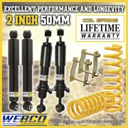 2 Inch 50mm Easy Lift Kit Shocks King Coil Springs for Mitsubishi Triton ML MN