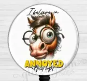 Funny Retractable Badge Holder Reel, Sarcastic Saying Badge Holder GG6608N