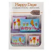 Happy Days 2 Cushion Patterns Claire Turpin Design Quilting Sewing Home Decor