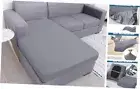 Waterproof Couch Cushion Covers, Stretch Sectional Couch XL-Chaise Cover Grey