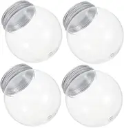 Exquisite Craft Snow Globe Kit 4pcs Round Water Globe Christmas Baubles Decor