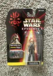 Jar Jar Binks (Gungan Battle Staff) Star Wars Episode 1 CommTech Hasbro .00