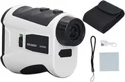 Range Finder Golfing with Slope Switch, 600m Golf Rangefinder Measuring Tool, High Accuracy Portable Distance Finder, Rechargeable Laser Distance Single Barrel Range Finder for Hunting Archery