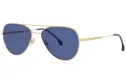 Paul Smith Angus-V2 PSSN006V2 002 Sunglasses Men's Gold/Blue Lenses Pilot 58mm