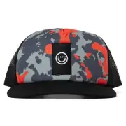 Neff Mens Neff Billboard Gray Red Camo Snapback Hat Cap New With Tags