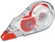 Universal UNV75602 Non Refillable Correction Tape Dispenser 12 Pack